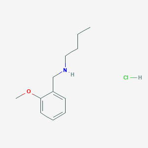 molecular formula C12H20ClNO B2616470 N-(2-Methoxybenzyl)-1-butanamine hydrochloride CAS No. 1158579-56-6
