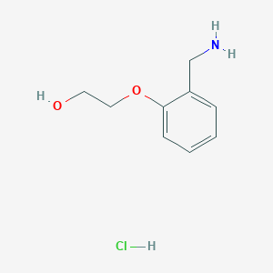 2-[2-(Aminomethyl)phenoxy]ethanol hydrochloride