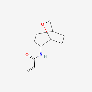molecular formula C11H17NO2 B2616553 N-(6-Oxabicyclo[3.2.2]nonan-4-yl)prop-2-enamide CAS No. 2224457-80-9