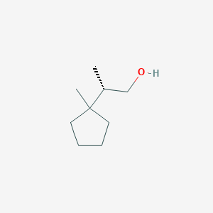 (2S)-2-(1-Methylcyclopentyl)propan-1-ol