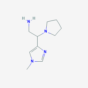 2-(1-Methylimidazol-4-yl)-2-pyrrolidin-1-ylethanamine