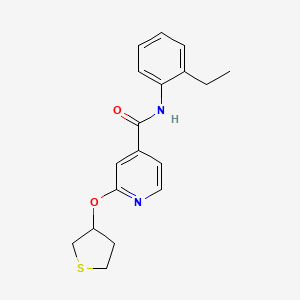 N-(2-ethylphenyl)-2-((tetrahydrothiophen-3-yl)oxy)isonicotinamide