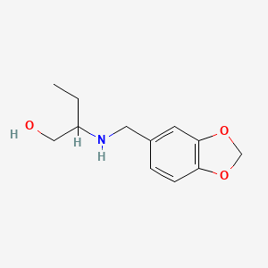 2-[(Benzo[1,3]dioxol-5-ylmethyl)-amino]-butan-1-ol