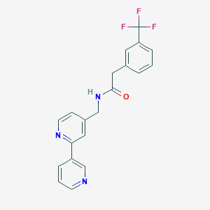 N-([2,3'-bipyridin]-4-ylmethyl)-2-(3-(trifluoromethyl)phenyl)acetamide