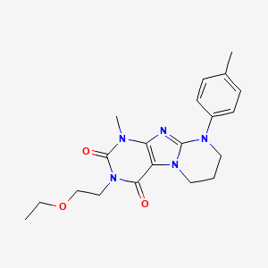 3-(2-ethoxyethyl)-1-methyl-9-(4-methylphenyl)-7,8-dihydro-6H-purino[7,8-a]pyrimidine-2,4-dione