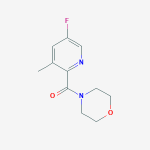 4-(5-Fluoro-3-methylpyridine-2-carbonyl)morpholine