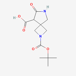 2-(tert-Butoxycarbonyl)-7-oxo-2,6-diazaspiro[3.4]octane-8-carboxylic acid