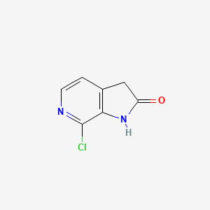 B2616926 7-chloro-1H-pyrrolo[2,3-c]pyridin-2(3H)-one CAS No. 178393-20-9