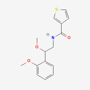 N-(2-methoxy-2-(2-methoxyphenyl)ethyl)thiophene-3-carboxamide