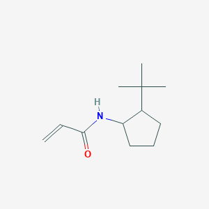 molecular formula C12H21NO B2617122 N-(2-Tert-butylcyclopentyl)prop-2-enamide CAS No. 2224507-63-3