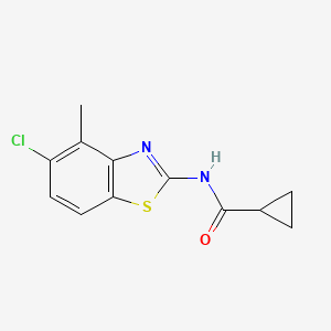 N-(5-chloro-4-methylbenzo[d]thiazol-2-yl)cyclopropanecarboxamide