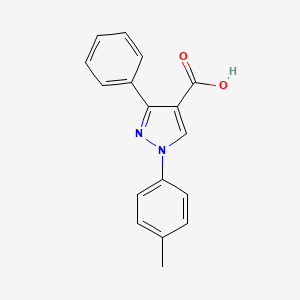 1-(4-methylphenyl)-3-phenyl-1H-pyrazole-4-carboxylic acid