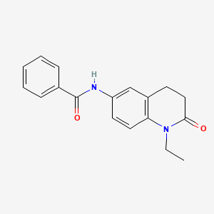 N-(1-ethyl-2-oxo-1,2,3,4-tetrahydroquinolin-6-yl)benzamide