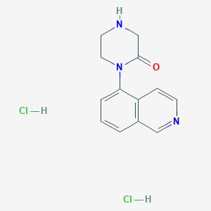 1-(Isoquinolin-5-yl)piperazin-2-one dihydrochloride