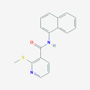2-methylsulfanyl-N-naphthalen-1-ylpyridine-3-carboxamide