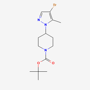 Tert-butyl 4-(4-bromo-5-methylpyrazol-1-yl)piperidine-1-carboxylate