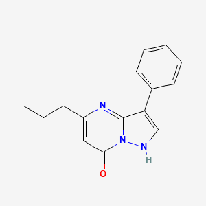 3-Phenyl-5-propylpyrazolo[1,5-a]pyrimidin-7-ol