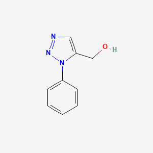 molecular formula C9H9N3O B2617205 (1-phenyl-1H-1,2,3-triazol-5-yl)methanol CAS No. 103755-51-7