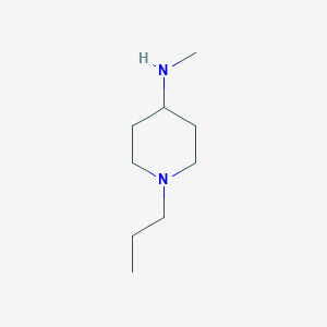 molecular formula C9H20N2 B2617226 N-methyl-1-propylpiperidin-4-amine CAS No. 926236-60-4