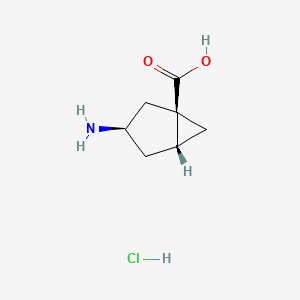 (1R,3R,5R)-3-Aminobicyclo[3.1.0]hexane-1-carboxylic acid;hydrochloride