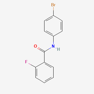 molecular formula C13H9BrFNO B2617245 N-(4-bromophenyl)-2-fluorobenzamide CAS No. 96980-62-0