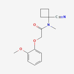N-(1-cyanocyclobutyl)-2-(2-methoxyphenoxy)-N-methylacetamide