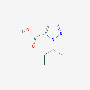 B2617341 1-(pentan-3-yl)-1H-pyrazole-5-carboxylic acid CAS No. 1421604-42-3