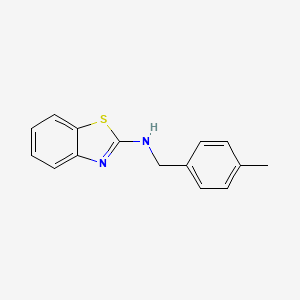 B2617366 N-(4-methylbenzyl)-1,3-benzothiazol-2-amine CAS No. 280117-07-9