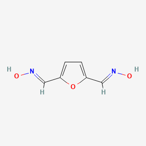 molecular formula C6H6N2O3 B2617575 Furan-2,5-dicarbaldehyde dioxime CAS No. 116692-08-1