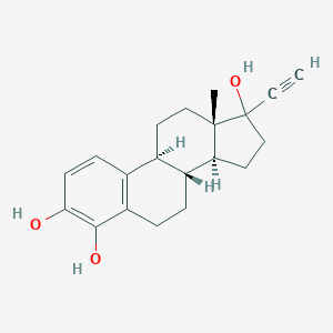 molecular formula C₂₀H₂₄O₃ B026176 4-Hydroxy Ethynyl Estradiol CAS No. 50394-90-6