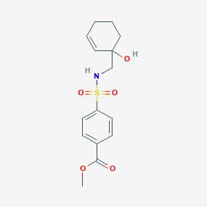Methyl 4-{[(1-hydroxycyclohex-2-en-1-yl)methyl]sulfamoyl}benzoate
