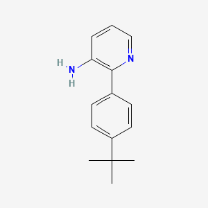molecular formula C15H18N2 B2617640 2-(4-(tert-Butyl)phenyl)pyridin-3-amine CAS No. 1368645-61-7