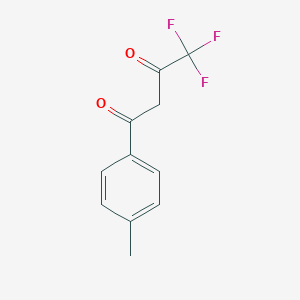 molecular formula C11H9F3O2 B026177 4,4,4-Trifluoro-1-(4-methylphenyl)butane-1,3-dione CAS No. 720-94-5