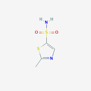 molecular formula C4H6N2O2S2 B2617728 2-Methyl-1,3-thiazole-5-sulfonamide CAS No. 519055-67-5