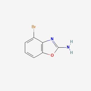 molecular formula C7H5BrN2O B2617780 4-Bromobenzo[d]oxazol-2-amine CAS No. 1806340-56-6