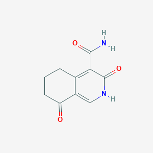 molecular formula C10H10N2O3 B2617801 3,8-Dioxo-2,3,5,6,7,8-hexahydro-4-isoquinolinecarboxamide CAS No. 171113-31-8