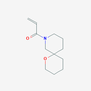 molecular formula C12H19NO2 B2617860 1-(1-Oxa-8-azaspiro[5.5]undecan-8-yl)prop-2-en-1-one CAS No. 2185980-62-3