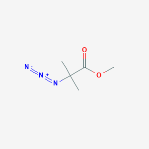 molecular formula C5H9N3O2 B2617866 Methyl 2-azido-2-methylpropanoate CAS No. 1882904-10-0