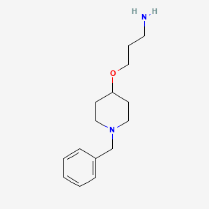 molecular formula C15H24N2O B2617880 4-(3-Aminopropoxy)-1-benzylpiperidine CAS No. 200868-41-3