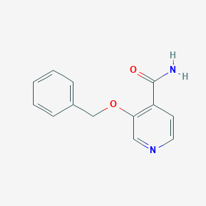 molecular formula C13H12N2O2 B2618058 3-(BEnzyloxy)pyridine-4-carboxamide CAS No. 2288709-11-3