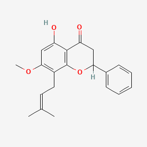 molecular formula C20H20O4 B2618294 Tephrinone CAS No. 75291-75-7