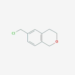 B2618296 6-(chloromethyl)-3,4-dihydro-1H-2-benzopyran CAS No. 2002694-28-0