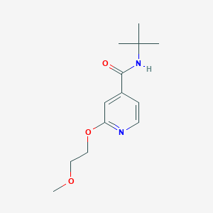 molecular formula C13H20N2O3 B2618438 N-tert-butyl-2-(2-methoxyethoxy)pyridine-4-carboxamide CAS No. 2034445-31-1