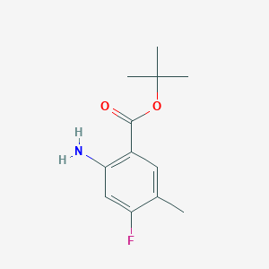 B2618478 Tert-butyl 2-amino-4-fluoro-5-methylbenzoate CAS No. 2248273-49-4