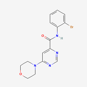 N-(2-bromophenyl)-6-morpholinopyrimidine-4-carboxamide