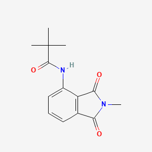 N-(2-methyl-1,3-dioxoisoindolin-4-yl)pivalamide