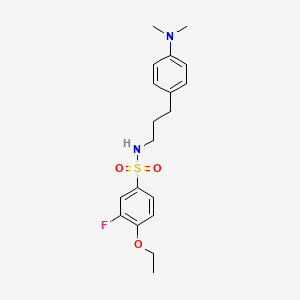 N-(3-(4-(dimethylamino)phenyl)propyl)-4-ethoxy-3-fluorobenzenesulfonamide