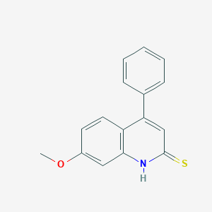 7-Methoxy-4-phenylquinoline-2-thiol