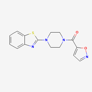 (4-(Benzo[d]thiazol-2-yl)piperazin-1-yl)(isoxazol-5-yl)methanone