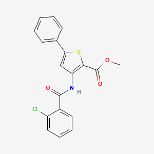Methyl 3-(2-chlorobenzamido)-5-phenylthiophene-2-carboxylate
